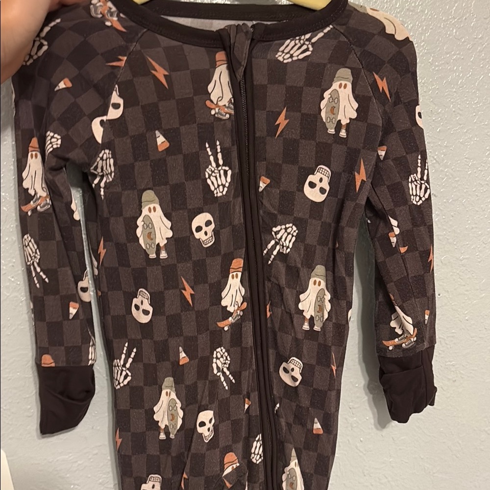 In my Jammers x Karrie Locher Halloween pajamas